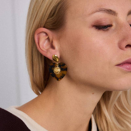 Boucles d'oreille en acier inoxydable