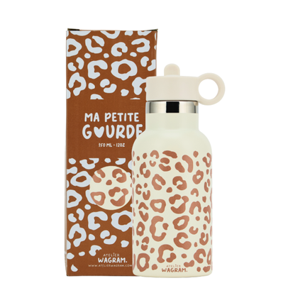 Gourde isotherme - Léopard crème