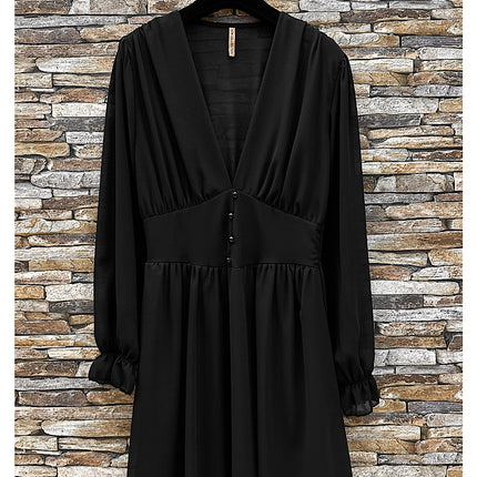 Robe courte Juliette à manches longues