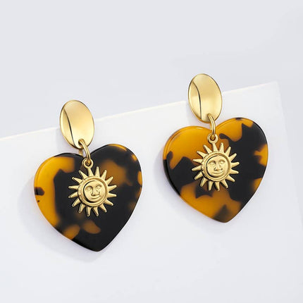 Boucles d'oreille en acier inoxydable