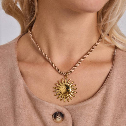 Collier en acier inoxydable - Doré