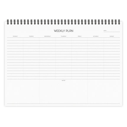 Agenda hebdomadaire à motifs - A4