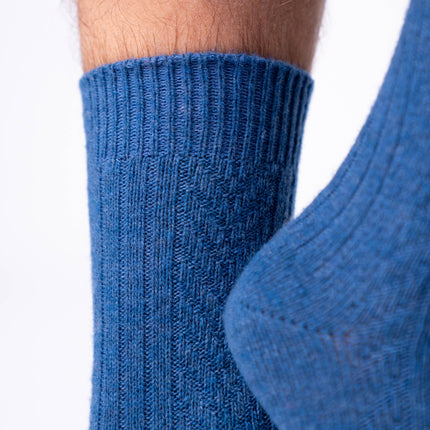 Chaussettes en laine Bleu : Taille unique - Homme