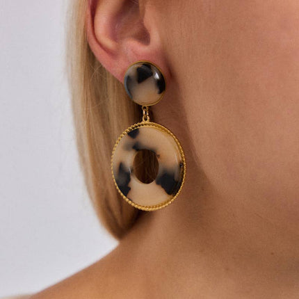 Boucles d'oreille en acier inoxydable