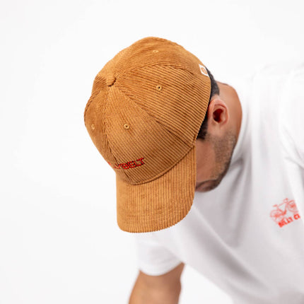 Casquette velours Marron - Homme