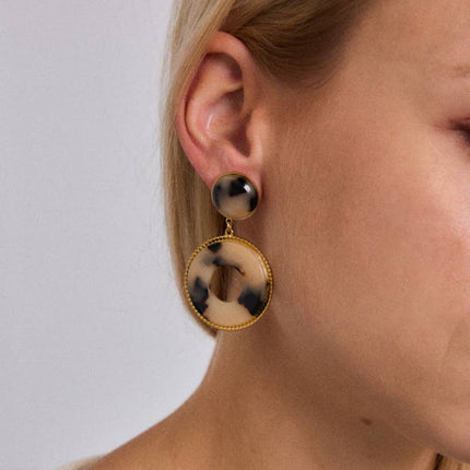 Boucles d'oreille en acier inoxydable