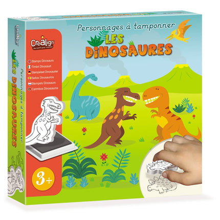 Personnages à tamponner : Les dinosaures