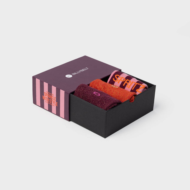 Coffret de chaussettes femme - Sparkle ✨ with style : Taille unique