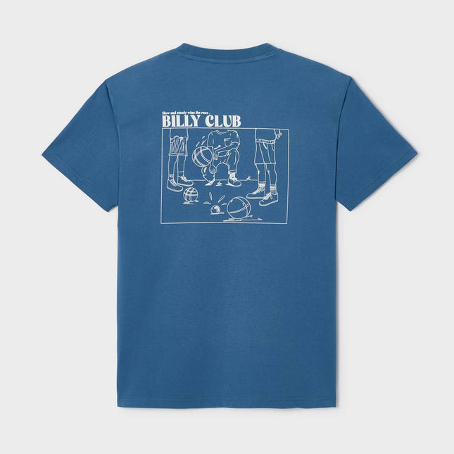 T-shirt 100% coton biologique Billyclub - Bleu - Homme