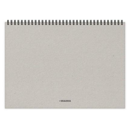 Agenda hebdomadaire motif naturel - A4