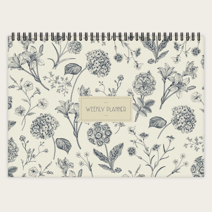 Agenda hebdomadaire à motifs - A4